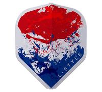 L-Style Jelle Klaasen Flights V6 L1 pro Kami / L1 EZ Signature Champagne Flights by Thor-Sports in Standard Shape/L-Flight (L1EZ V6-CLW, 1 Set (3 Flights)