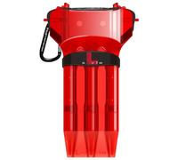 L-Style Krystal One Dart Case in Multiple Colours / Darts Wallet / Hard Case, red, Krystal One, Red