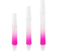 L-Style L-Shaft Lock Straight Twotone White Clear Pink, fls1102