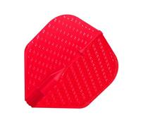 L-style L1 Standard Dart Flights - EZ DIMPLE - Red - 1 Set (3 Flights)