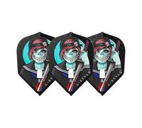 L-Style L3 Kami Ludo le Mat Black V1 Dart Flights