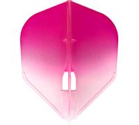L-Style LS494 L-Flight Pro | Champagne Dart Flight Pro in Standard Shape with Two Tone Gradient, L3, Pink/White