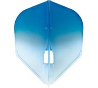L-Style LS495 L-Flight Pro | Champagne Dart Flight Pro in Standard Shape with Two Tone Gradient, L3, Blue/White