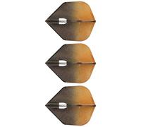 L-Style LS497 L-Flight Pro | Champagne Dart Flight Pro in Standard Shape with Two Tone Gradient, L3, Orange/Black