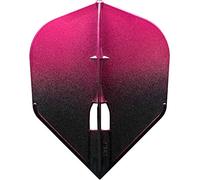 L-Style LS500 L-Flight Pro | Champagne Dart Flight Pro in Standard Shape with Two Tone Gradient, L3, Pink/Black