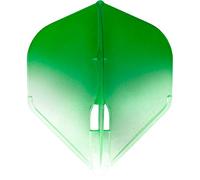 L-Style LS505 L-Flight Pro | Champagne Dart Flight Pro in Standard Shape with Two Tone Gradient, L1, Green/White