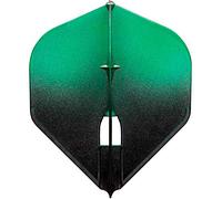 L-Style LS511 L-Flight Pro | Champagne Dart Flight Pro in Standard Shape with Two Tone Gradient, L1, Green/Black