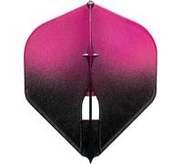 L-Style LS513 L-Flight Pro | Champagne Dart Flight Pro in Standard Shape with Two Tone Gradient, L1, Pink/Black