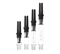 L-style LSTYLE L-Shaft Carbon Dart Shafts - Silent (Spins) - Clear 190 (Short)