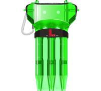 L-Style Thor-Sports Krystal One Dart Case in Multiple Colours / Darts Wallet / Hard Case, Green, Krystal One Magnificent Design M9, Green