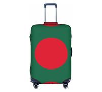 L Stylish Suitcase Cover Protector - Elastic Flag of Bangladesh Print Luggage Travel Accessories, Stretch Baggage