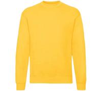 (L, Sunflower) Fruit of the Loom Mens Classic 80/20 Set-in Sweatshirt