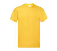 Fruit of the Loom Men's Original T-Shirt in Yellow | Size: Large Fruit Of The Loom Yellow L