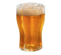 (L) Super Schooner Glasses Mug Cup Separable 4 part Large Capacity Thick Mug Glass Cup Transparent for Club Bar Party Home