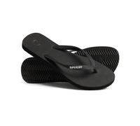 (L) Superdry Women's Classic Flip Flops Black UK M-XL