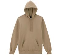 (L, Tan) Gildan Unisex Adult Hammer Maxweight Hoodie