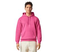 (L, Tangerine) Gildan Unisex Adult Softstyle Fleece Midweight Hoodie