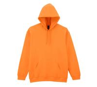 (L, Tangerine) Gildan Unisex Adult Softstyle Fleece Midweight Hoodie