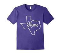 (L) Texas Home T-shirt I Love Texas The Lone Star State Texas-Father's Day