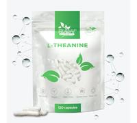 L-Theanine 200mg, 120 Caps - Relaxation & Focus Support - Pure Ingredients, GMO & Gluten Free - GMP Certified Nootropic Supplement by Raw Powders