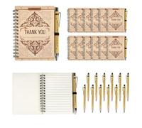 L-TIMEYUU 12 Sets Thank You Gifts for Women Man Colleagues, Apreciation Gits Indude Mini Spiral Pocket Notepads and Motivational Ballpoint Pen Git for Team Coworker
