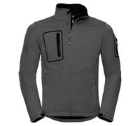 (L, Titanium) Russell Mens Sports Soft Shell Jacket