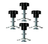 L Track Accessories,L-Track Threaded Bolt Lug Fastener - Non-slip Spare Part Rail For Car Vehicle Airplane Warehouse