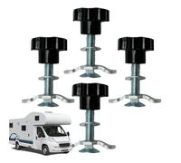 L Track Lug Nut Adapter - 42g Airline Rail Fastener, Aluminum Tie Down Stud, Adjustable Mounting Hardware Kit | Reliable Freight Restraint Solution Uses For Truck Camper Workshop