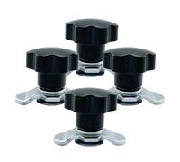 L Track Rail Fitting, Lug Threaded Stud Nut Anchors, Heavy-Duty Tie Down Replacement, Ergonomic Secure Mounting Part, Rust-Resistant Alloy, for Trucks, Aircraft, Warehouse Storage Systems, Steel