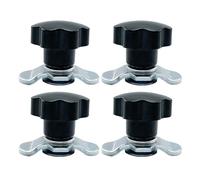 L Track Rail, Lug Threaded Stud Nut Fitting, Ergonomic Tie Down Rail, Replacement Hardware, Multi-Purpose Rails Accessories for Trucks Car Garage Airplane Warehouses Trailer Cargo Securing
