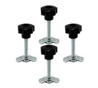 L Track Tie Down - Threaded Stud Nut Lug Rail, Replacement Ergonomic Mounting Accessory | Cargo Securing Part | Vehicle Truck Garage Airplane Warehouse Workshop Application