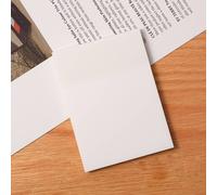 (L) Transparent Sticky Notes with Scrapes Stickers Sticky Simple and High-value Note Paper for Student Office Stationery