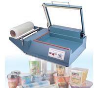 L-Type Heat Shrink Wrap Sealing Machine for Plastic Bags, Adjustable Cutting Time, Ideal for Packaging Operations