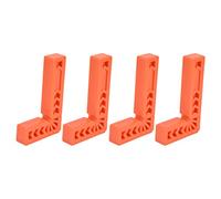L Type Plastic Squares Multi Purpose Strong Durable Easy to Use Right Angle Positioner for Drawers Cabinets Boxes Picture Frames Furniture 4Pcs 3 Inch 4 Inch 6 Inch Sizes Available (4-inch 100mm