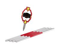 L Type Right Angles Device with 17.5Mm 0Mm 30Mm Constants Small for Tunnel and Building Edges Measurement Tiny Crystal for Surveying