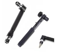 L Type Screwdriver 1/4 Inch Hex 90 Degree Double End Wrench for Tight Spaces and Corner Driving Tasks in Home Repair