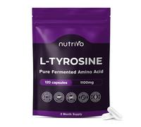 L Tyrosine 1100mg (Per 2 Capsule Serving) | 120 L-Tyrosine Capsules - 2 Months Supply | Supports Dopamine, Focus & Mental Clarity | Vegan, Non-GMO & UK Made