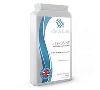 L-Tyrosine 500mg 120 Capsules - Pure Amino Acid with No Fillers, No Binders or Flow Agents - Nutritional Supplement Suitable for Vegetarians - Made in The UK