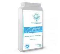 L-Tyrosine 500mg 120 Capsules - Pure Amino Acid with No Fillers or Binders or Flow Agents - an Amino Acid Nutritional Supplement Suitable for Vegetarians - UK Made