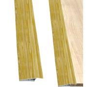 (L#u) Threshold Transition Strip - PVC Threshold Molding Trim | Adhesive Threshold Molding Trim, Floor Flat Divider Strip for Uneven Floors Heights