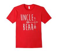 (L) UnFather's Daye Bear T-Shirt Family Portrait With Mama and Papa Bear-Father's Day