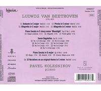 L.V. BEETHOVEN - MOONLIGHT SONATA - PAVEL KOLESNIKOV NEW CD