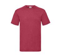 (L, Vintage Heather Red) Fruit of the Loom Mens Valueweight T-Shirt