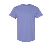 (L, Violet) Gildan Mens Heavy Cotton T-Shirt