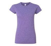 Gildan Women's Softstyle Midweight T-Shirt in Violet | Size: Large Gildan Violet L