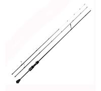 L.W 0.6-8g UL Fishing Rod Casting Spinning Rod Ultralight Carbon Fiber Hollow + Solid 2 Tips Bait Casting Rods (Spinning 1.8m)
