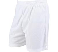 Loops L - White Adult Soft Touch Elasticated Training Shorts Bottoms - Football Gym