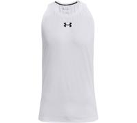 (L, White/Black) Under Armour Mens Baseline Tank Top
