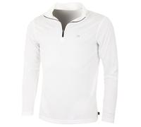 (L, White) Calvin Klein Mens 2026 Harlem 1/4 Zip Lightweight Technical CK Golf Sweater