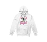 (L, White) Disney Mens Hit The Slopes Mickey Mouse Hoodie